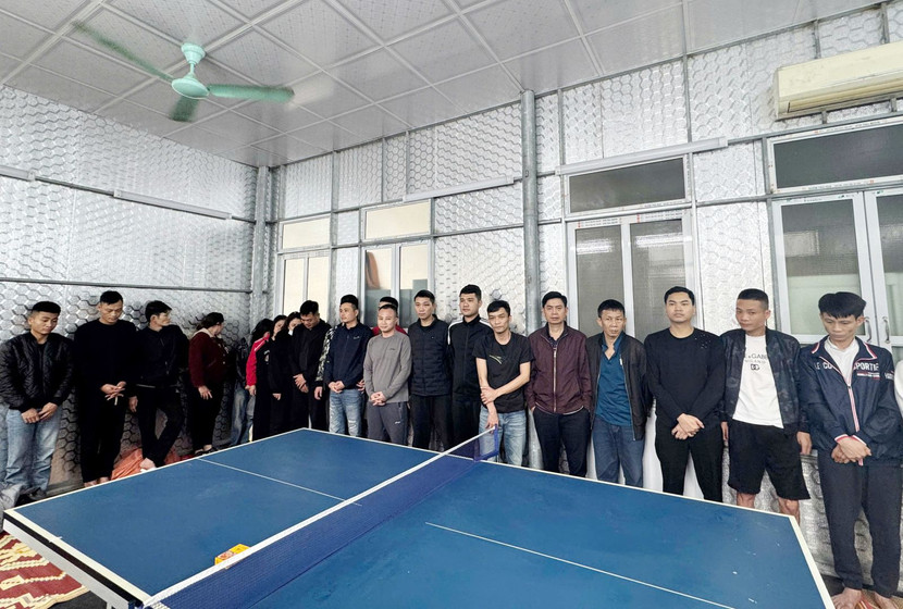 Nhóm đối tượng bị bắt giữ