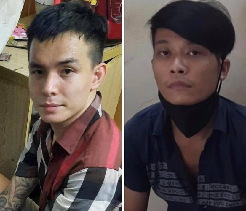 Các đối tượng bị bắt giữ