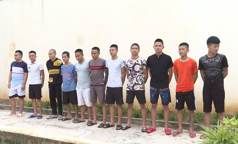 Các đối tượng bị bắt giữ