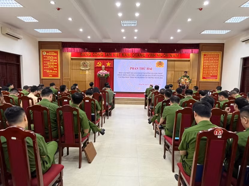 Hội nghị sơ kết công tác công an 6 tháng đầu năm của Công an quận Đống Đa