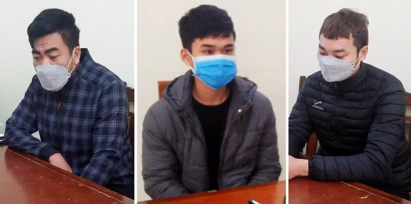 Nhóm đối tượng liên quan đến vụ việc bị bắt giữ Nhóm đối tượng liên quan đến vụ việc bị bắt giữ