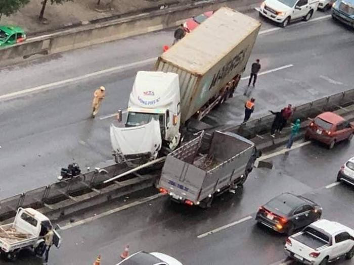 Hiện trường xảy ra vu va chạm