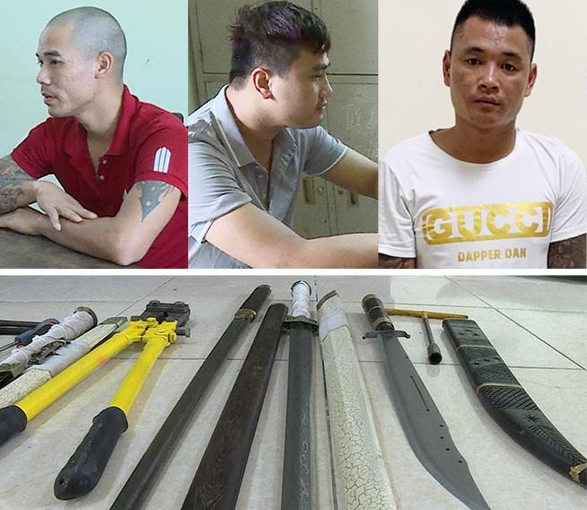 Các đối tượng bị bắt giữ Các đối tượng bị bắt giữ