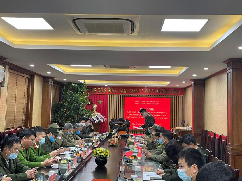 Hội nghị gặp mặt chúc Tết và giao nhiệm vụ đối với lực lượng an ninh cơ sở nhân dịp Tết Nguyên đán Tân Sửu- 2021