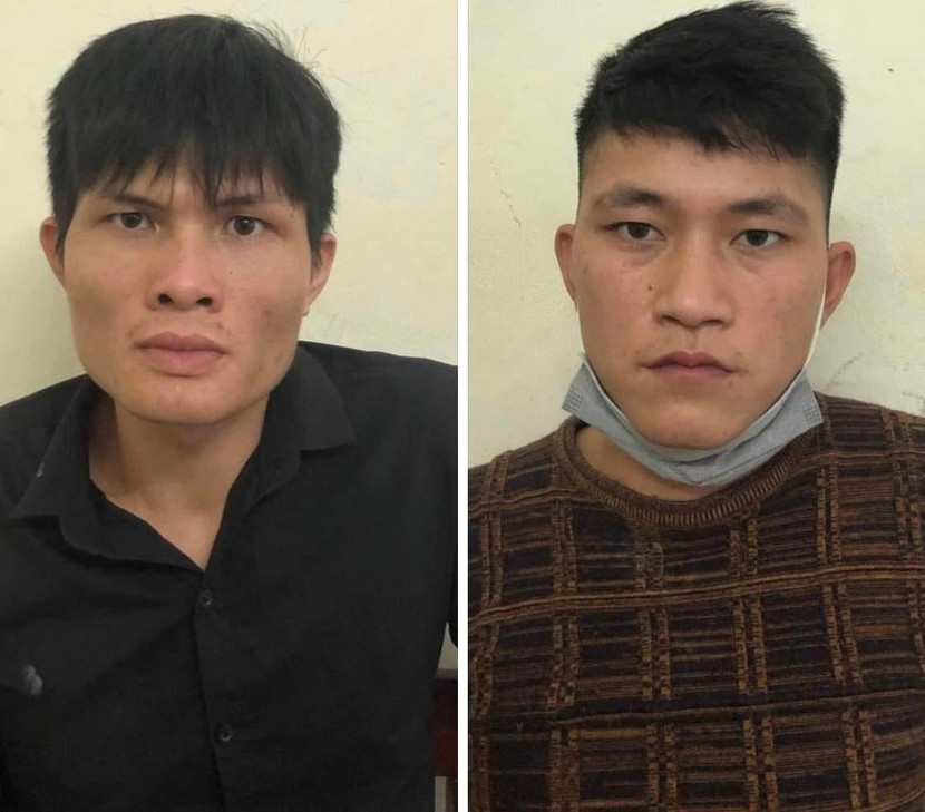 Hai đối tượng bị bắt giữ Hai đối tượng bị bắt giữ