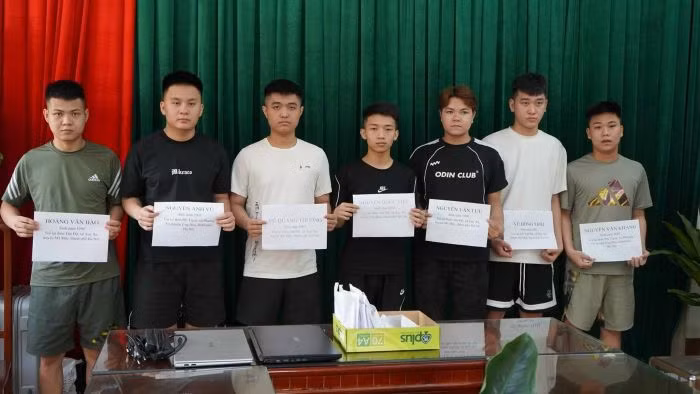 Cấc đối tượng lừa đảo trên không gian mạng bị Cơ quan CSĐT Công an tỉnh Bắc Kạn khởi tố