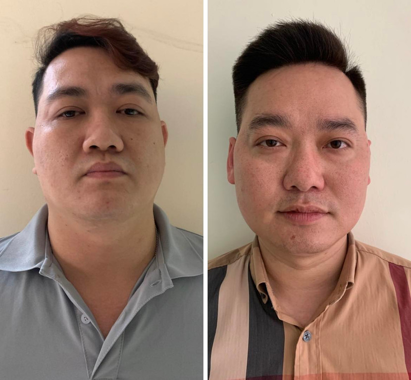 Hai đối tượng Đinh Tiến Cường và Trần Quốc Dương