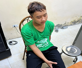 Đối tượng Ngô Công Nguyên bị bắt giữ