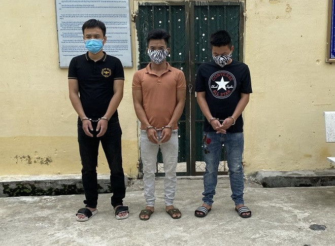 Các đối tượng bị bắt giữ Các đối tượng bị bắt giữ