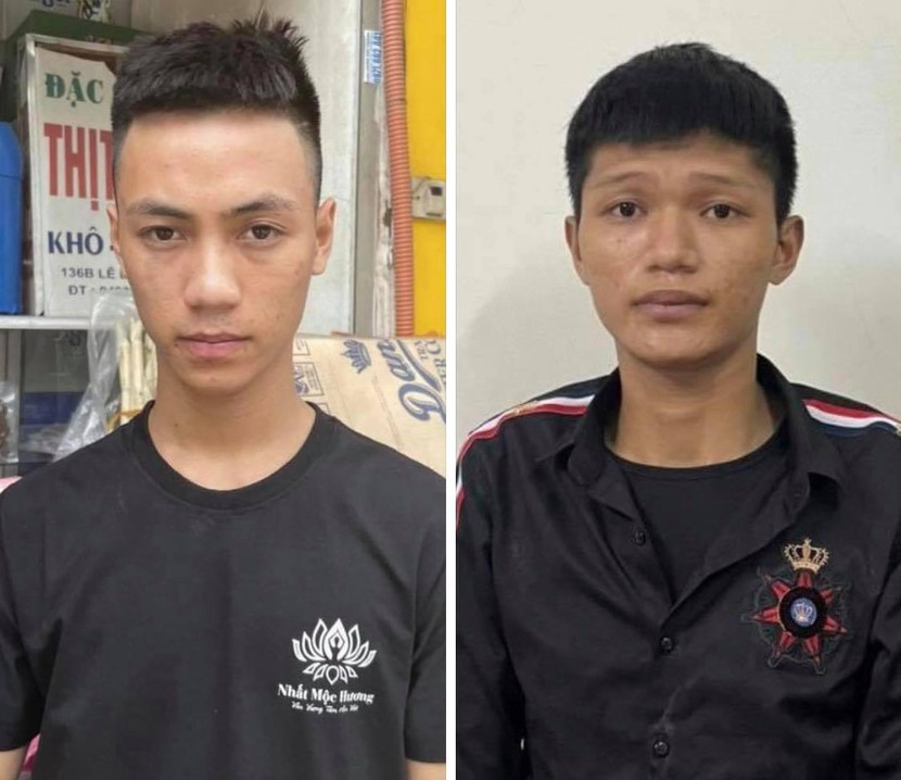 Hai đối tượng bị bắt giữ Hai đối tượng bị bắt giữ