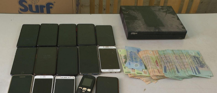 Số tang vật bị thu giữ