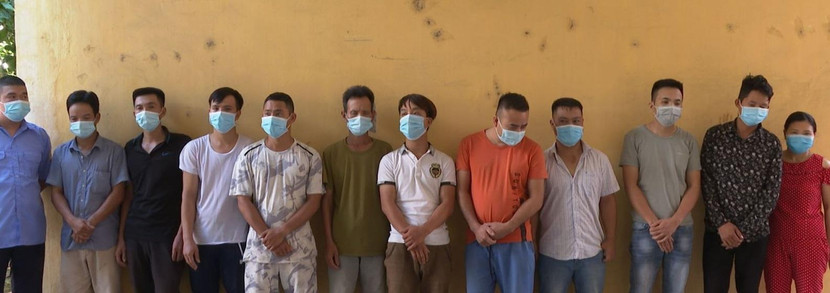 Các đối tượng bị bắt giữ