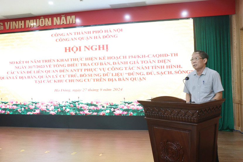 Đại diện Ban quản trị tòa nhà Victoria - Phú La tham luận