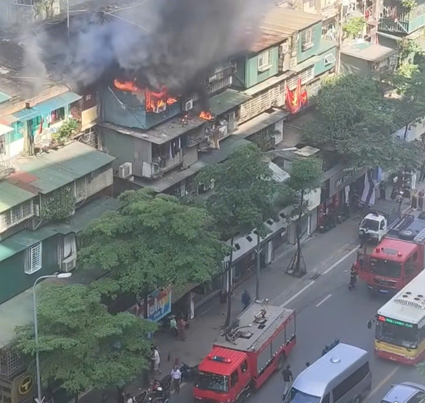 Hiện trường nơi xảy ra vụ hỏa hoạn