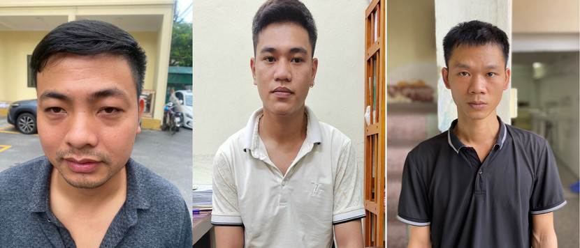 Nhóm đối tượng bị bắt giữ