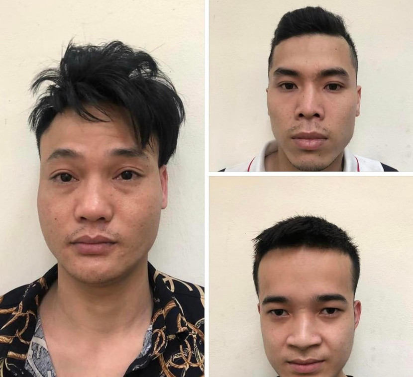 Nhóm đối tượng bị bắt giữ Nhóm đối tượng bị bắt giữ