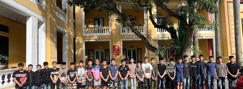 Nhóm đối tượng bị bắt giữ Nhóm đối tượng bị bắt giữ