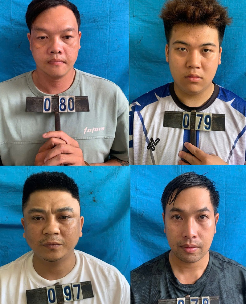 Nhóm đối tượng bị bắt giữ Nhóm đối tượng bị bắt giữ