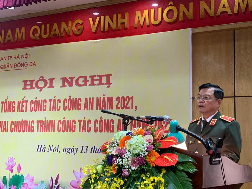 Thiếu tướng Đào Thanh Hải - Phó Giám đốc CATP Hà Nội dự và chỉ đạo hội nghị Thiếu tướng Đào Thanh Hải - Phó Giám đốc CATP Hà Nội dự và chỉ đạo hội nghị