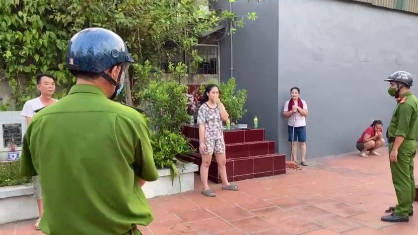 Cơ quan Công an đã yêu cầu những người này về trụ sở để xử lý theo quy định