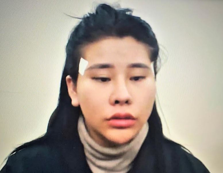 Đối tượng Hương Giang bị bắt giữ Đối tượng Hương Giang bị bắt giữ