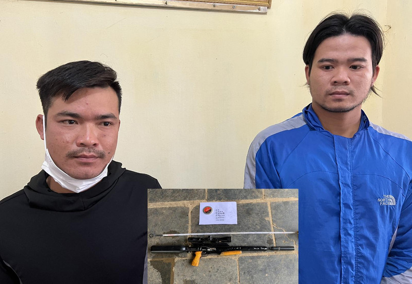 Hai đối tượng dùng súng tự chế bắn vào người đi đường