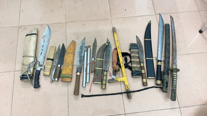 Hung khí thu được trong nhà đối tượng