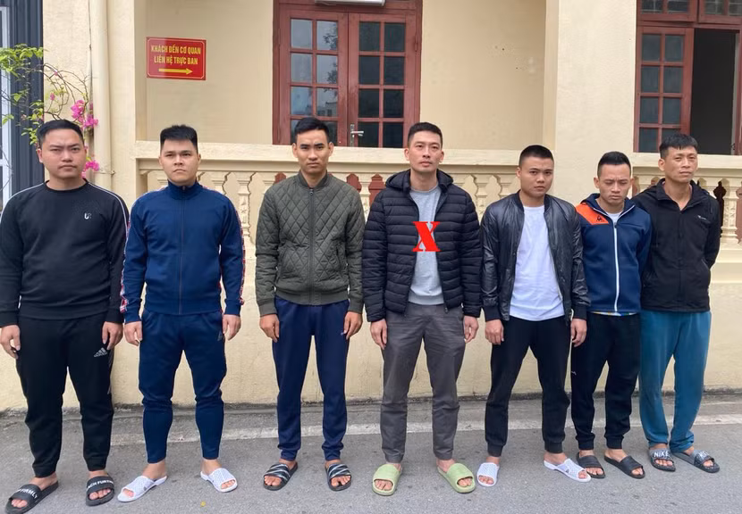 Nhóm đối tượng trong đường dây cá độ bóng đá do Nguyễn Trọng Tùng cầm đầu Nhóm đối tượng trong đường dây cá độ bóng đá do Nguyễn Trọng Tùng cầm đầu