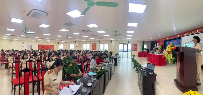 Đại hội phụ nữ Công an quận Bắc Từ Liêm nhiệm kỳ 2021-2026