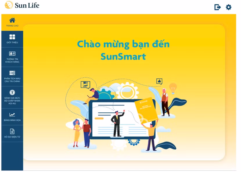 SunSmart là công cụ cho đội ngũ kinh doanh tư vấn và nộp hồ sơ yêu cầu bảo hiểm với những tính năng vượt trội