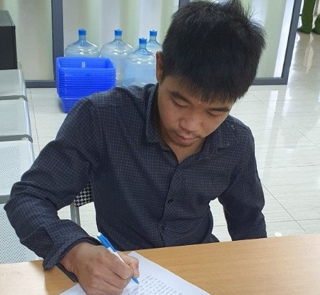 Đối tượng Lộc Văn Hoàn bị bắt giữ