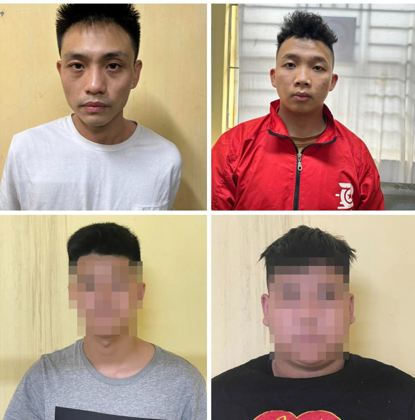 Nhóm đối tượng bị bắt giữ Nhóm đối tượng bị bắt giữ