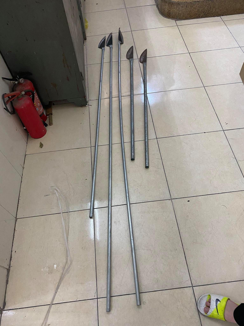 Các hung khí được các đối tượng sử dụng