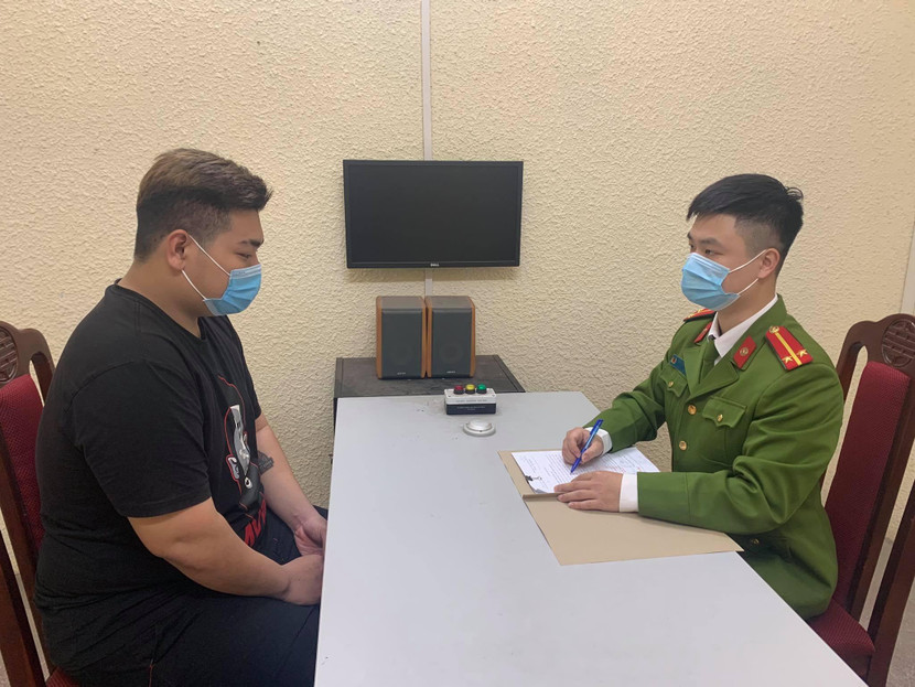 Cơ quan Công an lấy lời khai của Nguyễn Hải Tâm