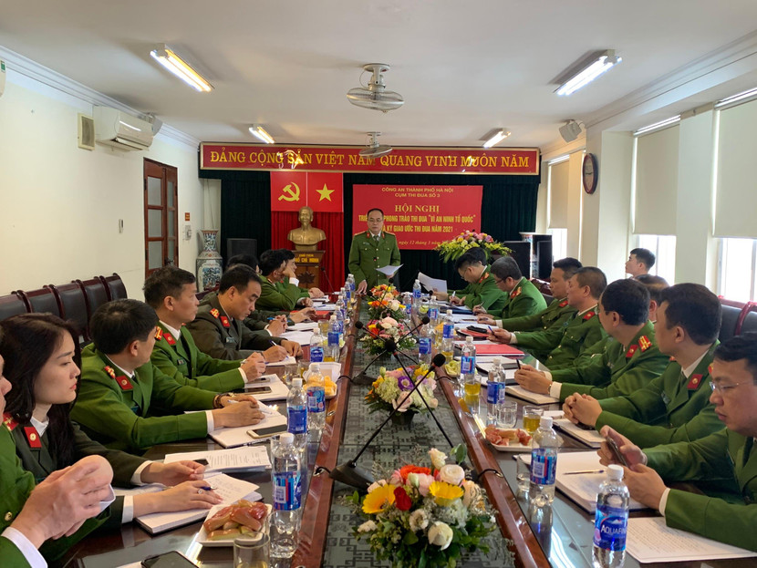 Hội nghị ký giao ước thi đua Cụm thi đua số 3 CATP Hà Nội