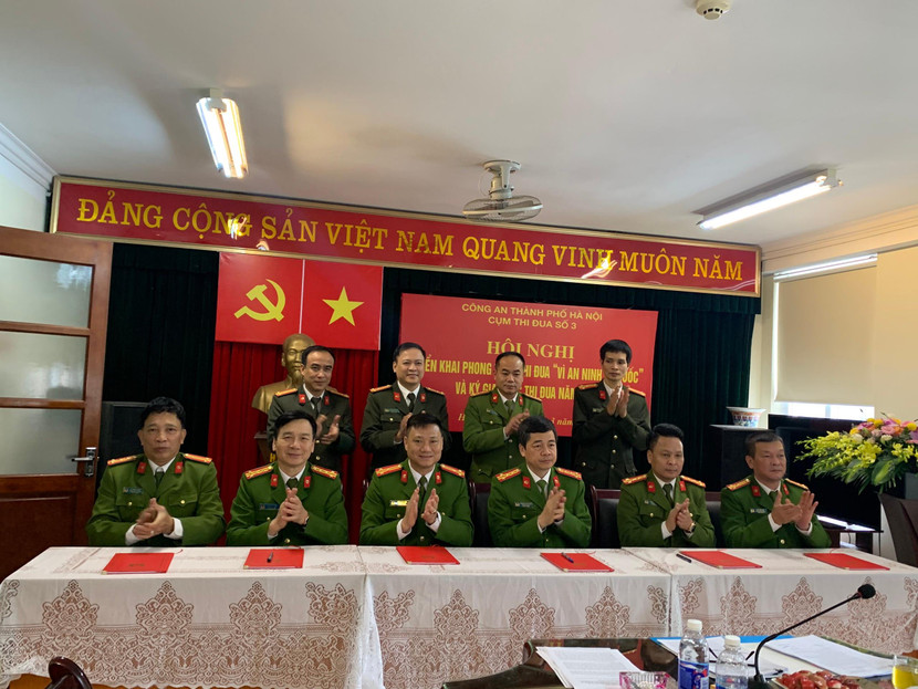 Các đơn vị trong Cụm ký giao ước thi đua