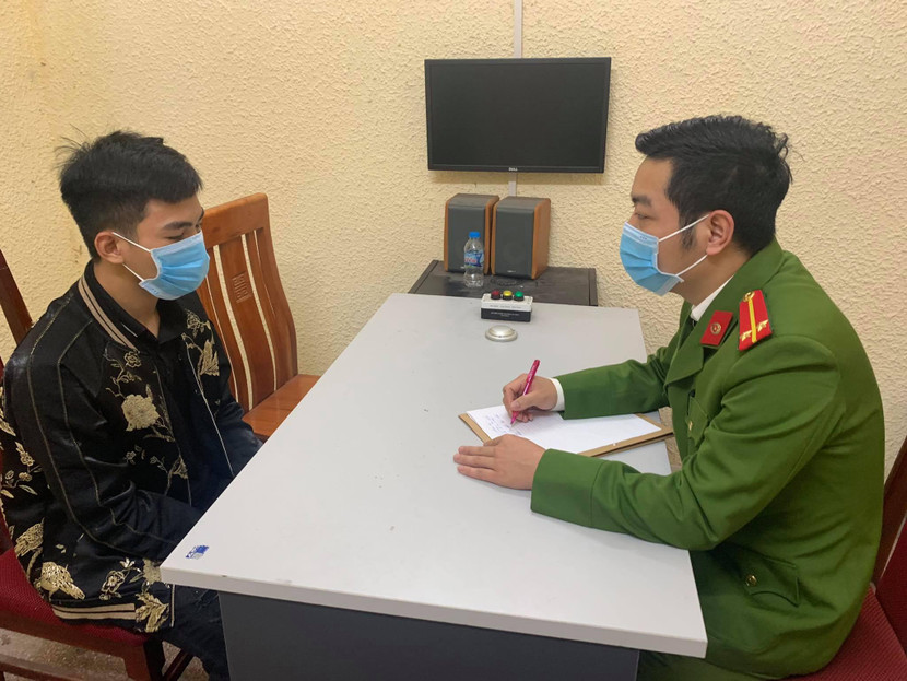 Đối tượng Nguyễn Tiến Lộc khai nhận hành vi