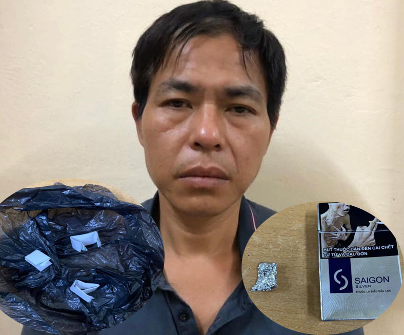 Đối tượng cùng số tang vật bị bắt giữ