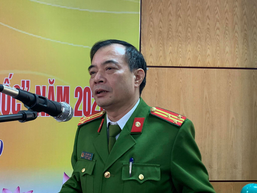 Thượng tá Vũ Văn Thi - Phó Trưởng Công an quận Đống Đa