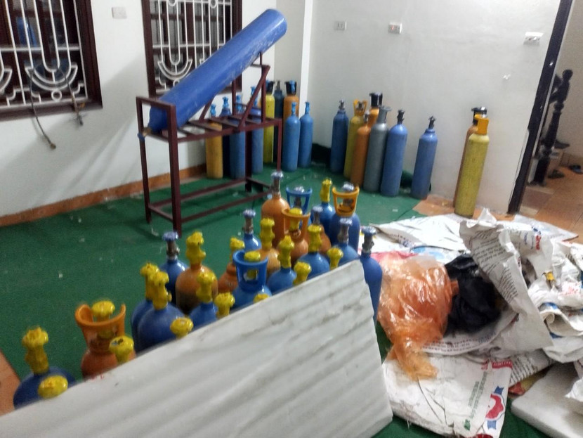 Các tang vật thu giữ