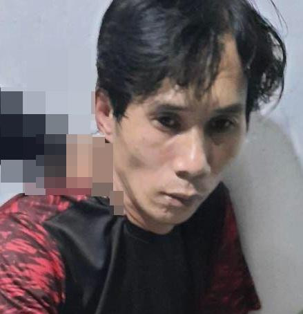 Đối tượng Hoàng Đức Vượng bị bắt giữ Đối tượng Hoàng Đức Vượng bị bắt giữ