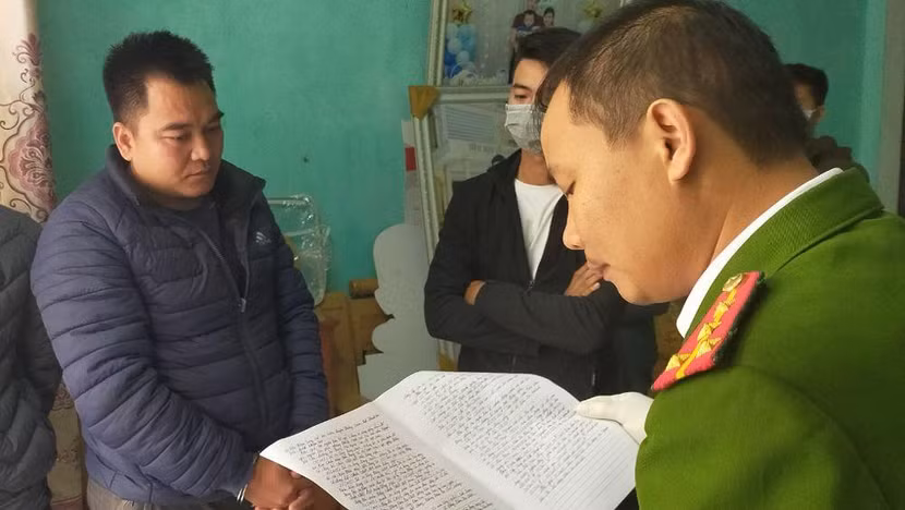 Đối tượng Nguyễn Văn Chí bị bắt giữ Đối tượng Nguyễn Văn Chí bị bắt giữ