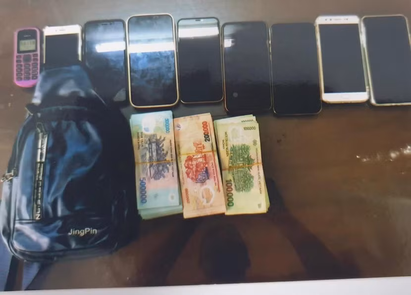 Các tang vật của vụ án