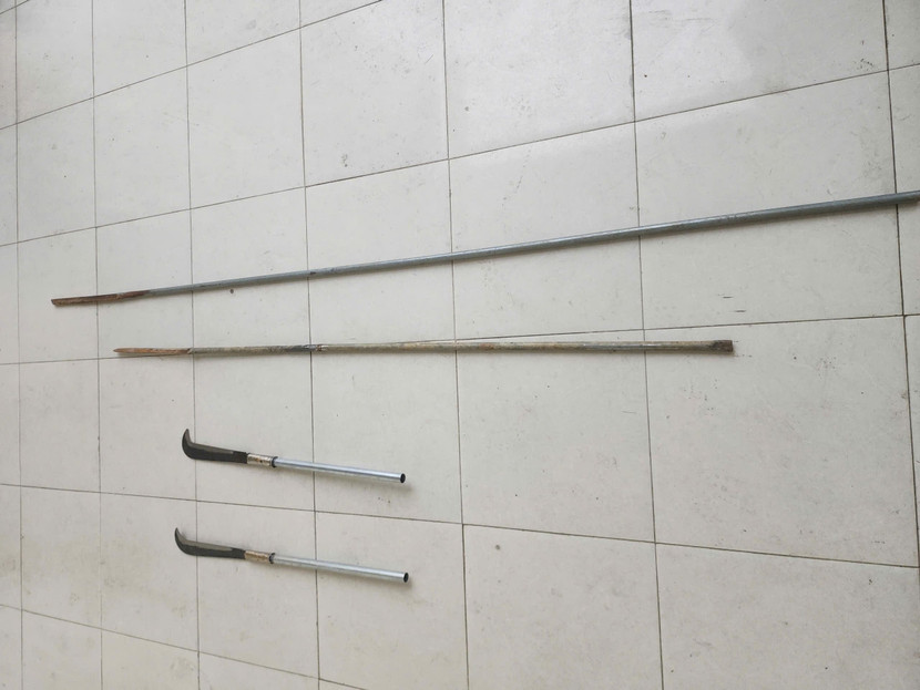 Các hung khí bị thu giữ