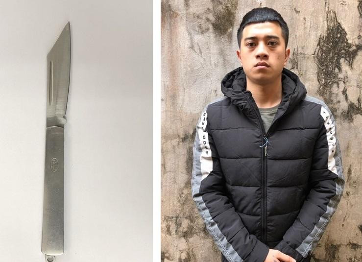 Đối tượng Trần Bảo Ngọc cùng tang vật