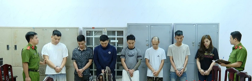 Nhóm đối tượng bị bắt giữ Nhóm đối tượng bị bắt giữ