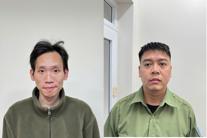 Hai nhân viên bảo vệ móc nối với các đối tượng đưa than ra ngoài tiêu thụ trái phép Hai nhân viên bảo vệ móc nối với các đối tượng đưa than ra ngoài tiêu thụ trái phép