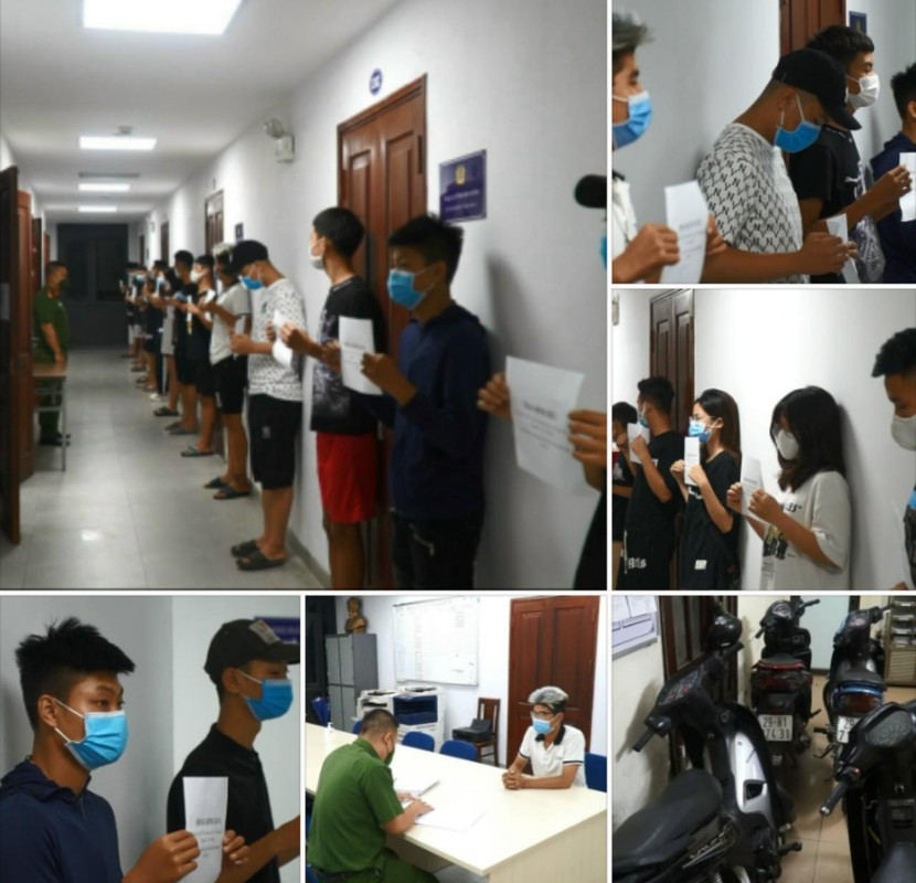 Các đối tượng tụ tập, gây rối trật tự bị bắt giữ