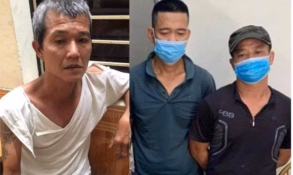 Nhóm đối tượng bị bắt giữ