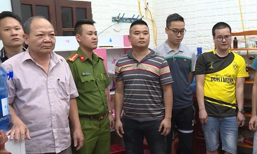 Các đối tượng bị bắt giữ